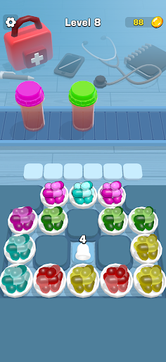 Android application Drug Sort screenshort