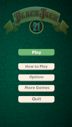 Android application Blackjack screenshort