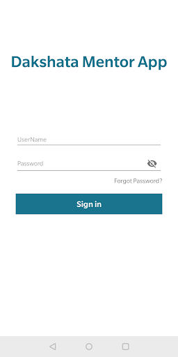 Android application Mentor App screenshort