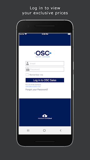 Android application OSC Sales screenshort