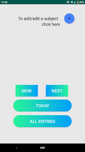 Timetable App Screenshot 1 - AppWisp.com