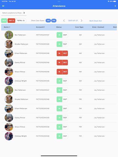 Kidlet.Care Provider Screenshot