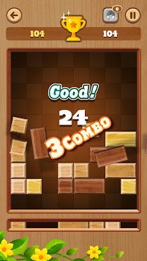 #3. Slide Block Wood (Android) By: Balls Anytime
