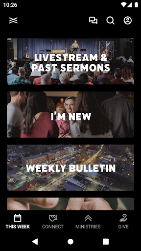 Android application Sojourn Woodstock screenshort