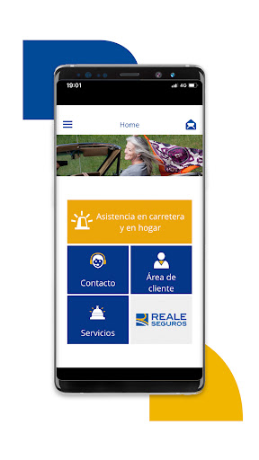 Android application Reale Seguros screenshort