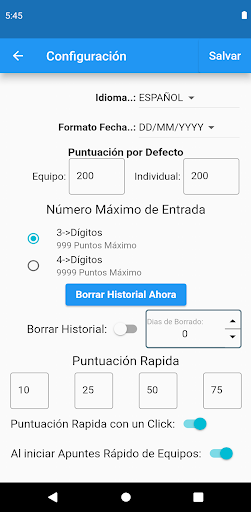 Dominó Score FS Screen 2