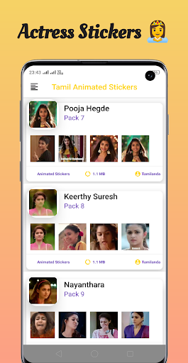 Tamil Animated Stickers Screen 2