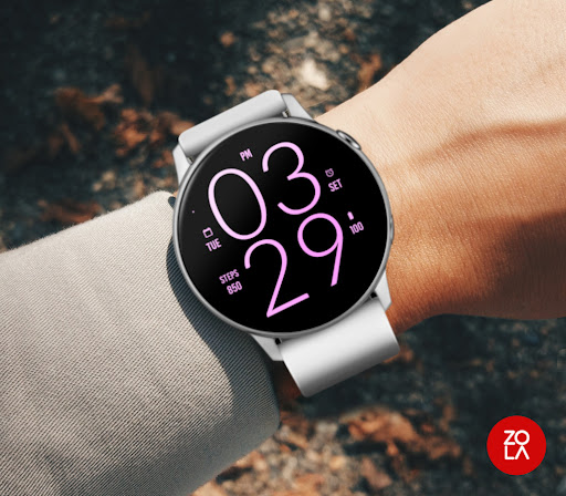 Pure Pink Light Watch Face Screen 3