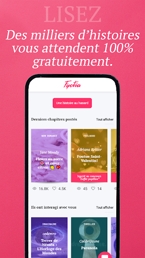 Android application Fyctia screenshort