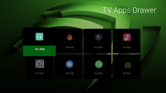 TV Apps Drawer