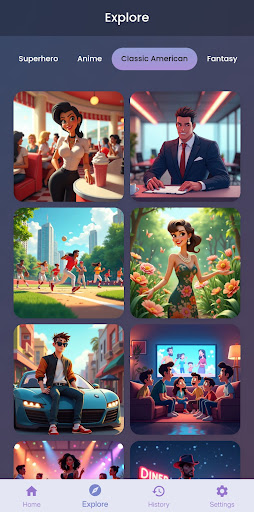 Screenshot of AI Cartoon Generator-Art Maker
