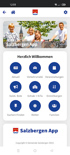 Salzbergen App Screen 2