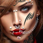 Cover Image of Télécharger Tattoo And Piercing Editor  APK