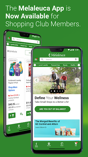Android application Melaleuca Shopping screenshort