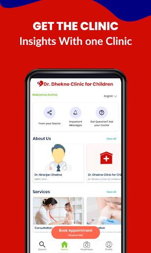 Android application Dr. Dhekne's Clinic App screenshort