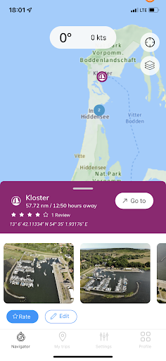 Android application OceanGuide Captain screenshort