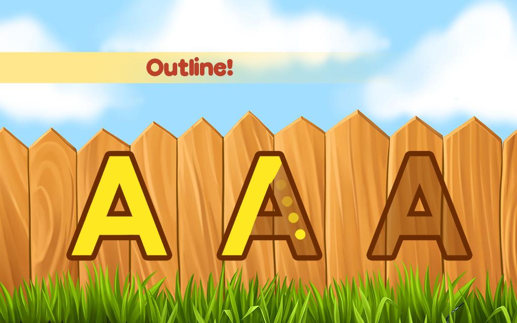 Android application Alphabet ABC! Learning letters! ABCD games! screenshort