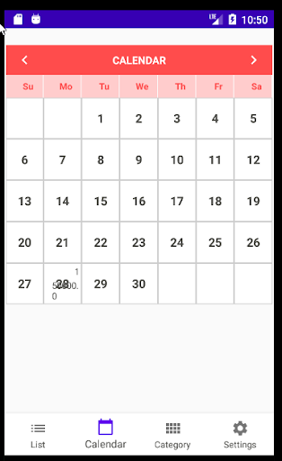 รายรับ รายจ่าย (แนะนำ) Screen 2