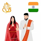 Digital Hindu wedding invite icon