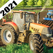 Offroad Tractor Trolley Mega Farming Games 2021  Icon