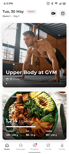BodyFit Fitness Screen 2
