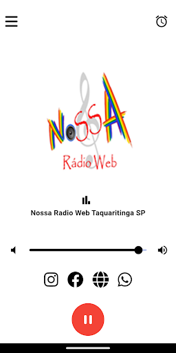 Android application Nossa Rádio Web screenshort
