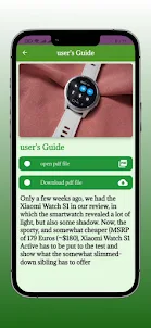 Xiaomi Watch S1 Active Guide