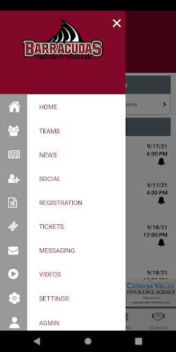 University Christian Athletics Screen 3