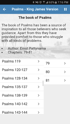 Psalms - King James Version (A Screen 3