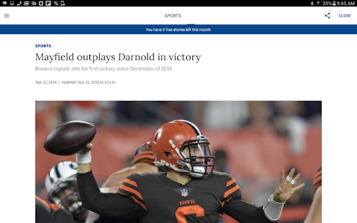Screenshot of Albany Times Union News