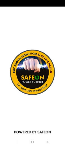 Android application SafeOn screenshort