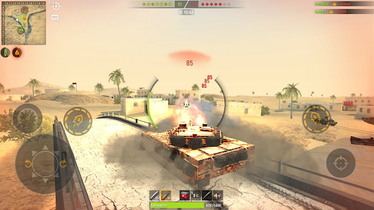 Military Tanks: Tank War Games