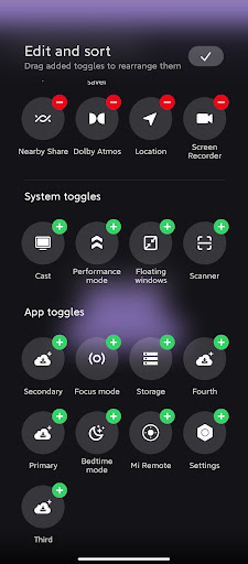 HyperrTile - Settings QS Tile Screen 2