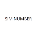Sim Number icon