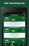 screenshot of Betting Tips - Tennis Picks