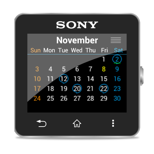 Calendar for SmartWatch 2 - Apps on 