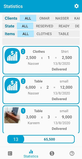 Micro-Sales Manager Screen 2