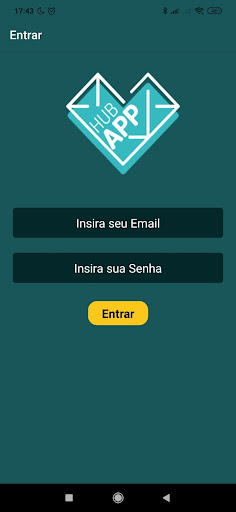 Android application HubApp screenshort
