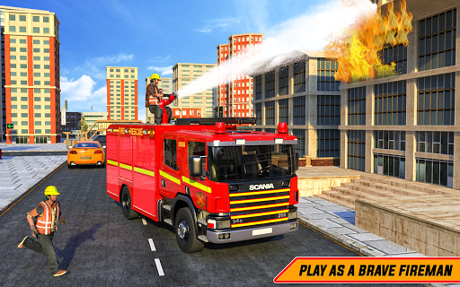 Télécharger American FireFighter Truck : City Emergency Rescue APK MOD (Astuce) 4