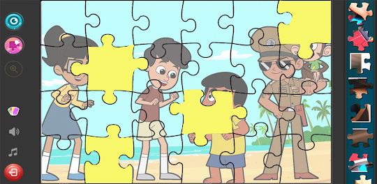 Little Singham puzzel game