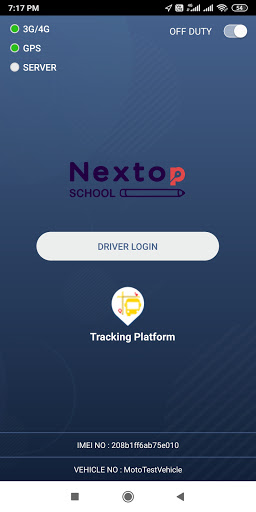 Android application Nextop Driver Console screenshort