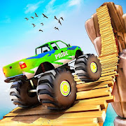 Monster Truck Hill Climb Drive - Offroad Games