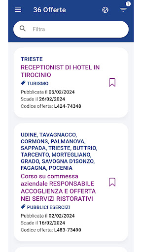 LavoroFVG Screen 2