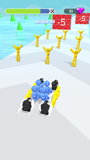Human vehicle - Rope-man run screenshot 1