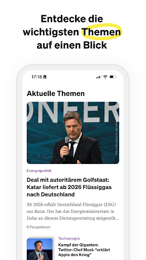 Buzzard— News ohne Filterblase Screen 2