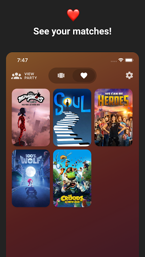 MovieSwipe Screen 2