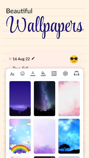 Daily Journal: Diary with lock Screen 3