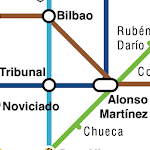 Cover Image of ดาวน์โหลด Madrid Metro Map (Offline)  APK