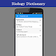 screenshot of Biology Dictionary