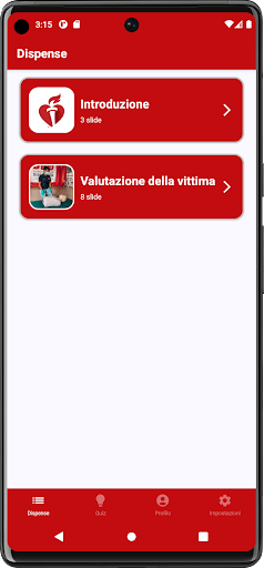 Android application First Aid At Work screenshort